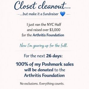 Closet Cleanout Fundraiser Announcement